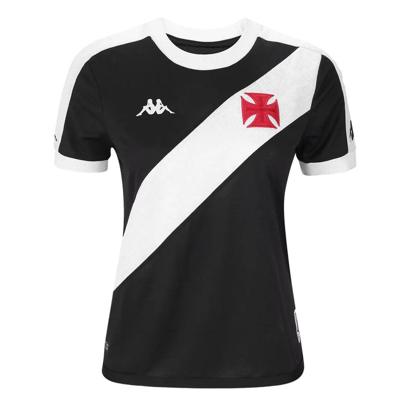 Camisa Vasco Away 24/25 Feminina - Preta e Branca - JH ESPORTES - CAMISA DE TIMES